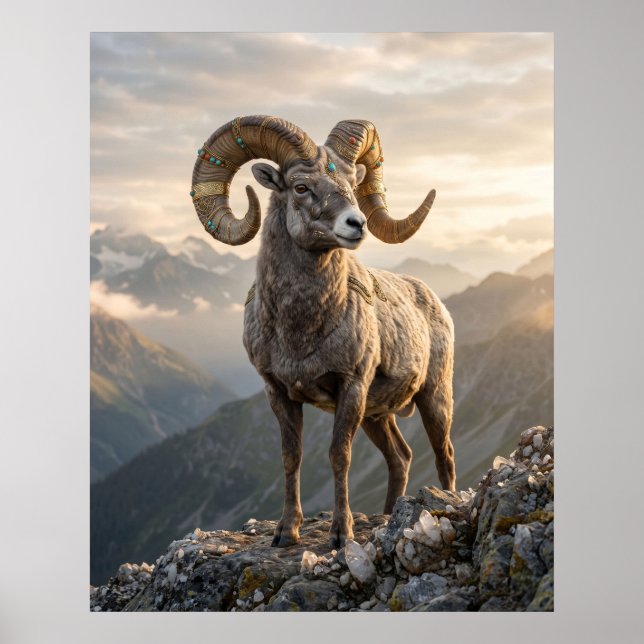 Poster Pico do Carneiro Dourado (Frente)