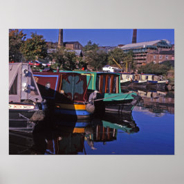 Poster Pico Floreste Canal Derbyshire Inglaterra