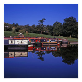 Póster Pico Floreste Canal Derbyshire Inglaterra