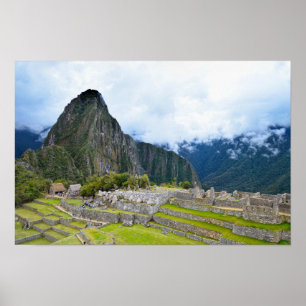 Poster Pico Huayna Picchu em Machu Picchu, Peru