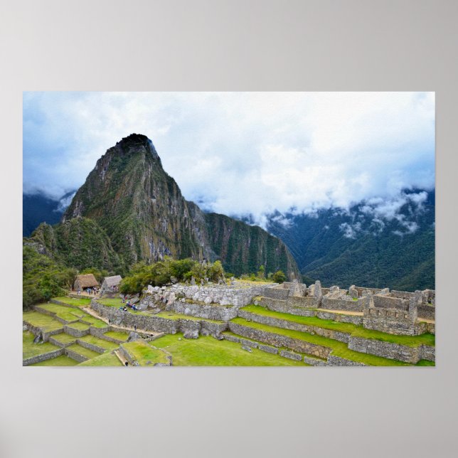 Poster Pico Huayna Picchu em Machu Picchu, Peru (Frente)