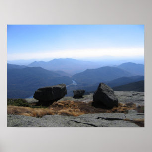 Poster Picos altos de Adirondack - cimeira do Algonquin
