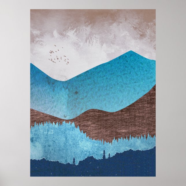 Poster Picos da Montanha Azul (Frente)