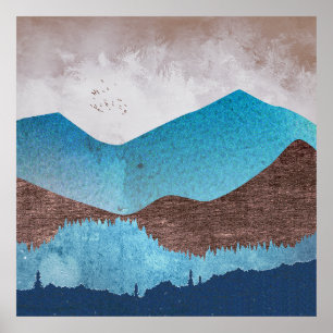 Poster Picos da Montanha Azul