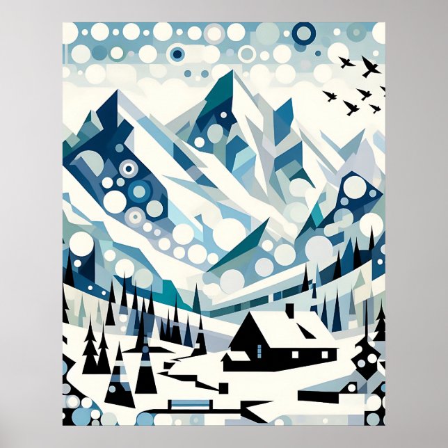 Poster Picos de inverno (Frente)