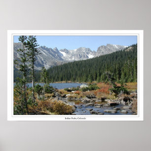 Póster Picos indianos, Colorado
