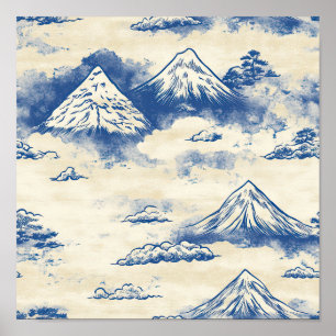 Poster Picos Majestosos - Montanha para Amantes da Nature