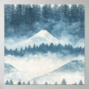 Poster Picos Majestosos - Montanha para Amantes da Nature