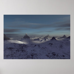 Poster Picos nevoentos