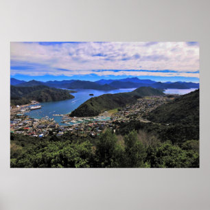 Poster Picton e Marlborough Sound