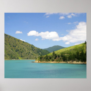 Póster Picton, Nova Zelândia. O gateway entre Norte