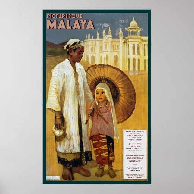 Poster Picturesque Malásia (Frente)