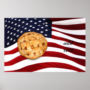 Póster Pie Americano