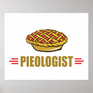Póster Pie Engraçado