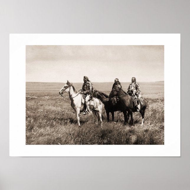 Póster Piegan Blackfoot Chiefs (Frente)