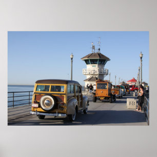 Póster Pier da Cidade do surf