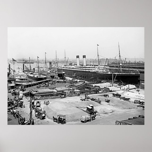 Póster Pier da White Star Line (Frente)