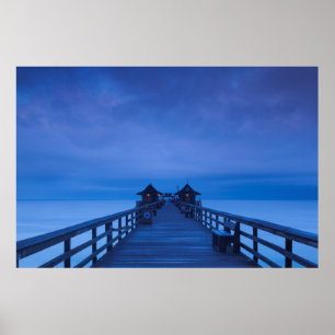 Póster Pier de Nápoles, amanhecer