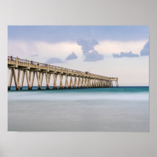 Poster Pier de Pesca Navarre Beach