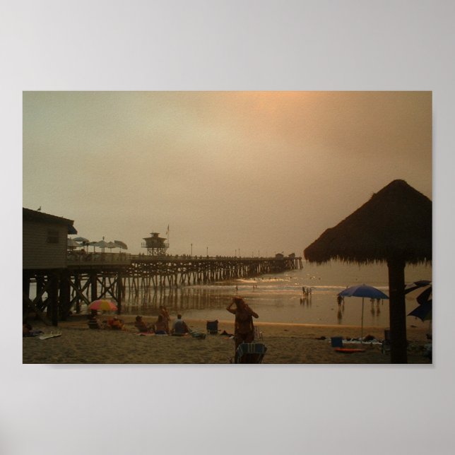 Póster Pier In San Clemente, Califórnia (Frente)