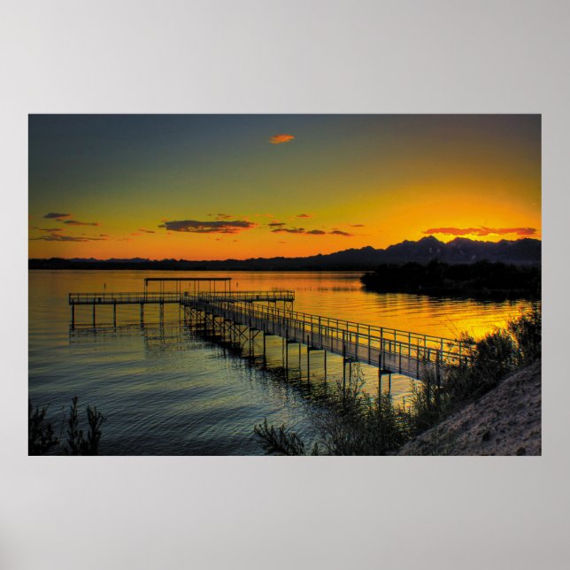 Póster Pier Mesquite Bay Sul (Frente)