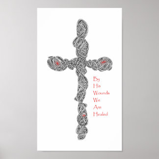 Poster Pierced - Isaiah 53:5b