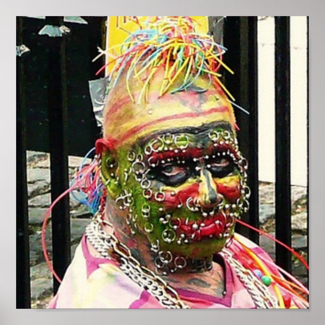 Poster Piercing de Corpo (Frente)