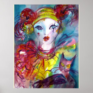 Póster PIERO COM Máscaras de Mascarada CAT / Veneza