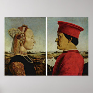 Poster Piero della Francesca - Diptych