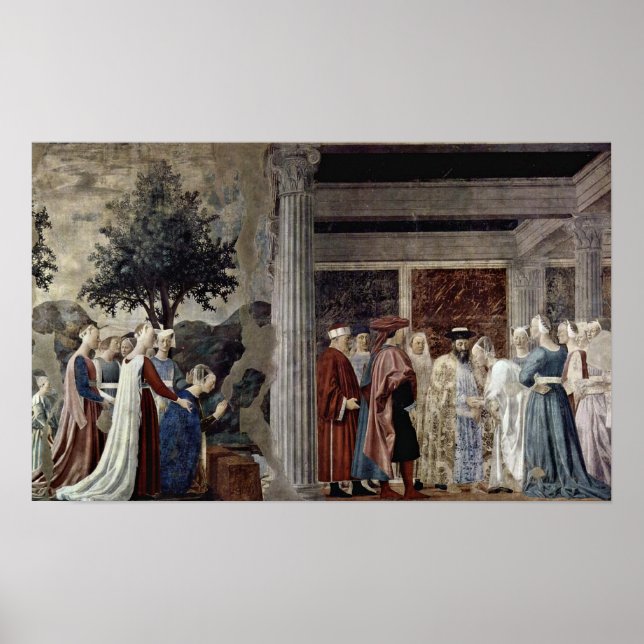 Póster Piero della Francesca - Rainha de Sheba (Frente)