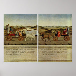 Póster Piero della Francesca - Triumph do duque