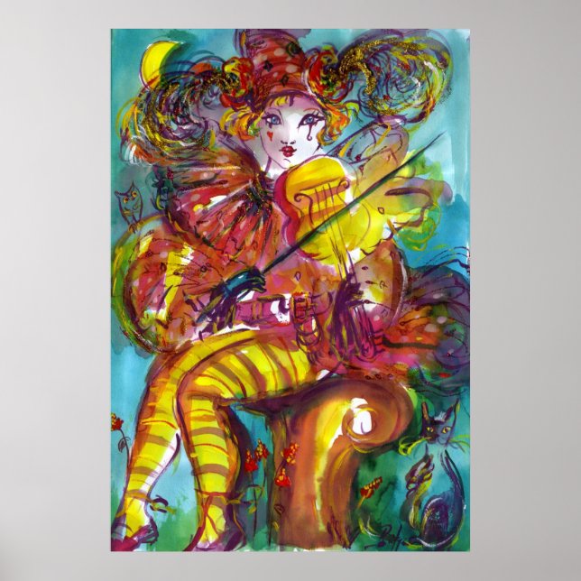 Póster PIERO/ Venezia Noite de Carnaval (Frente)