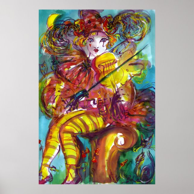 Póster PIERO/ Venezia Noite de Carnaval (Frente)