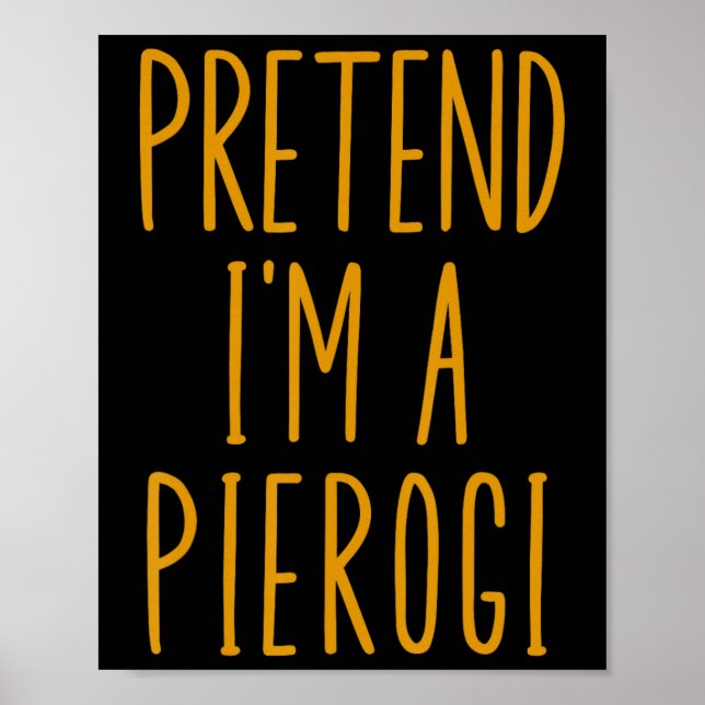 Poster Pierogi Polska Polônia Funny Comida Dumplee (Frente)