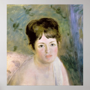 Póster Pierre a cabeça de uma mulher de Renoir  
