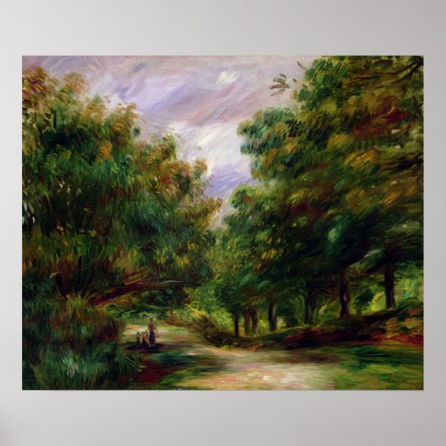 Póster Pierre A Renoir | Estrada perto de Cagnes (Frente)