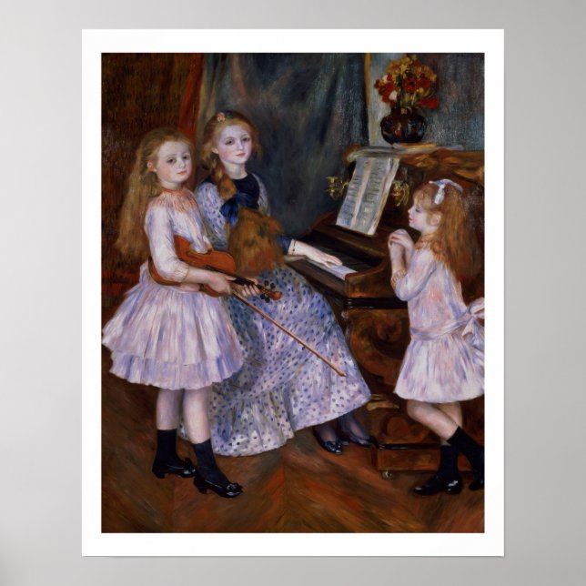 Poster Pierre A Renoir | Filhas de Catulle Mendes (Frente)