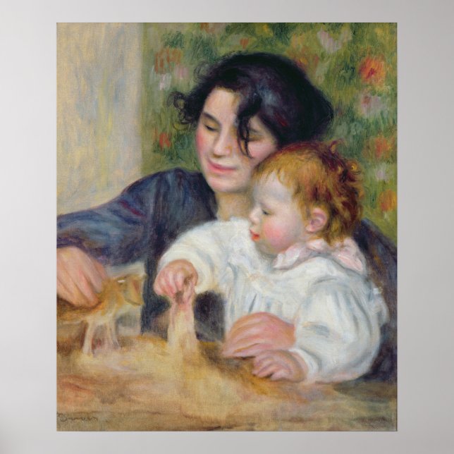 Póster Pierre A Renoir | Gabrielle e Jean (Frente)
