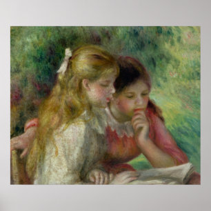 Póster Pierre A Renoir   Leitura
