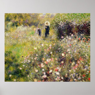 Póster Pierre A Renoir Paisagem de Verão