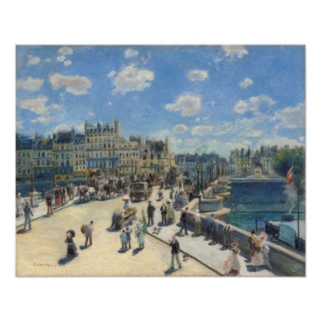 Póster Pierre A Renoir | Pont Neuf, Paris (Frente)