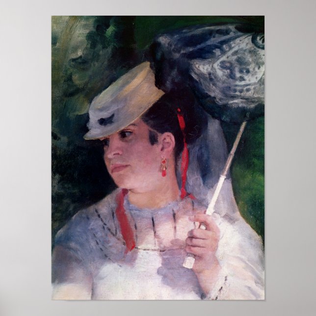 Póster Pierre A Renoir | Retrato de Lise (Frente)