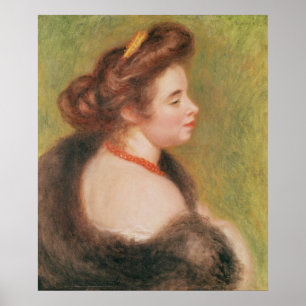 Poster Pierre A Renoir Retrato de Maurice Denis