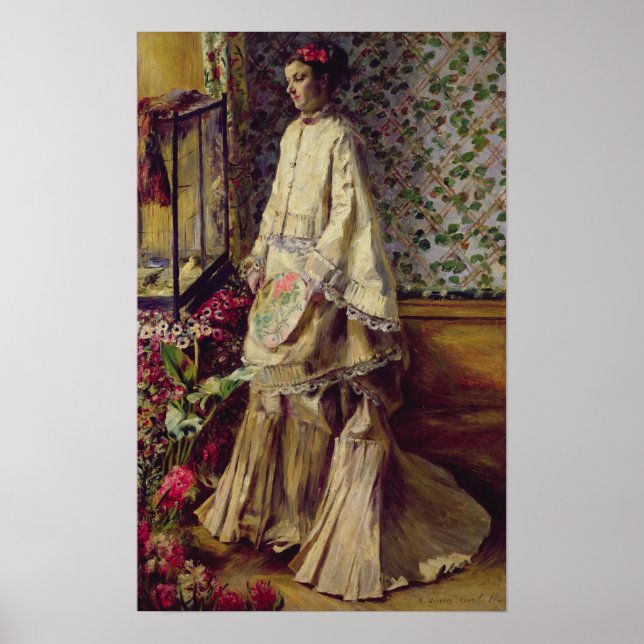 Póster Pierre A Renoir | Retrato de Rapha (Frente)