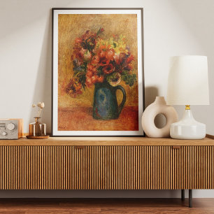 Poster Pierre-Auguste Renoir 1889 Vaso de Flores