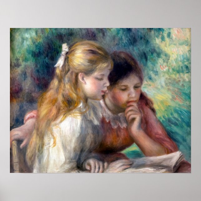 Poster Pierre-Auguste Renoir - A Leitura (Frente)