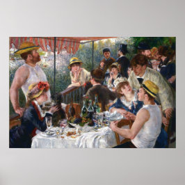 Poster Pierre-Auguste Renoir - Almoço dos Remadores