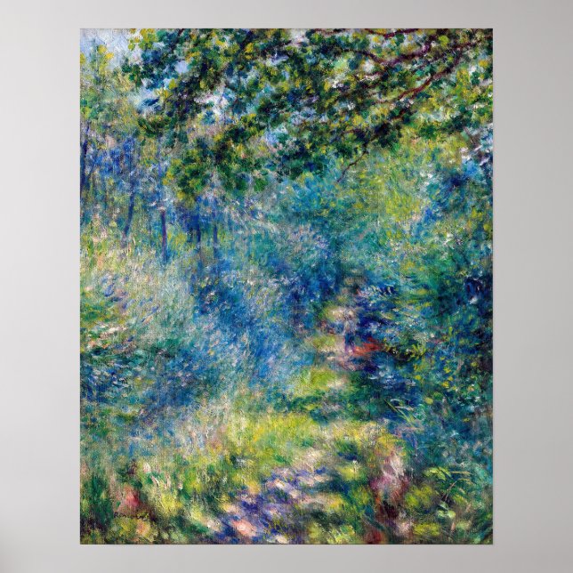 Poster Pierre-Auguste Renoir - Caminho na Floresta (Frente)