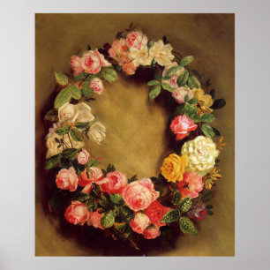 Poster Pierre-Auguste Renoir - Coroa de Rosas