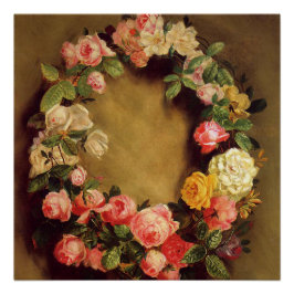 Póster Pierre-Auguste Renoir - Coroa de Rosas